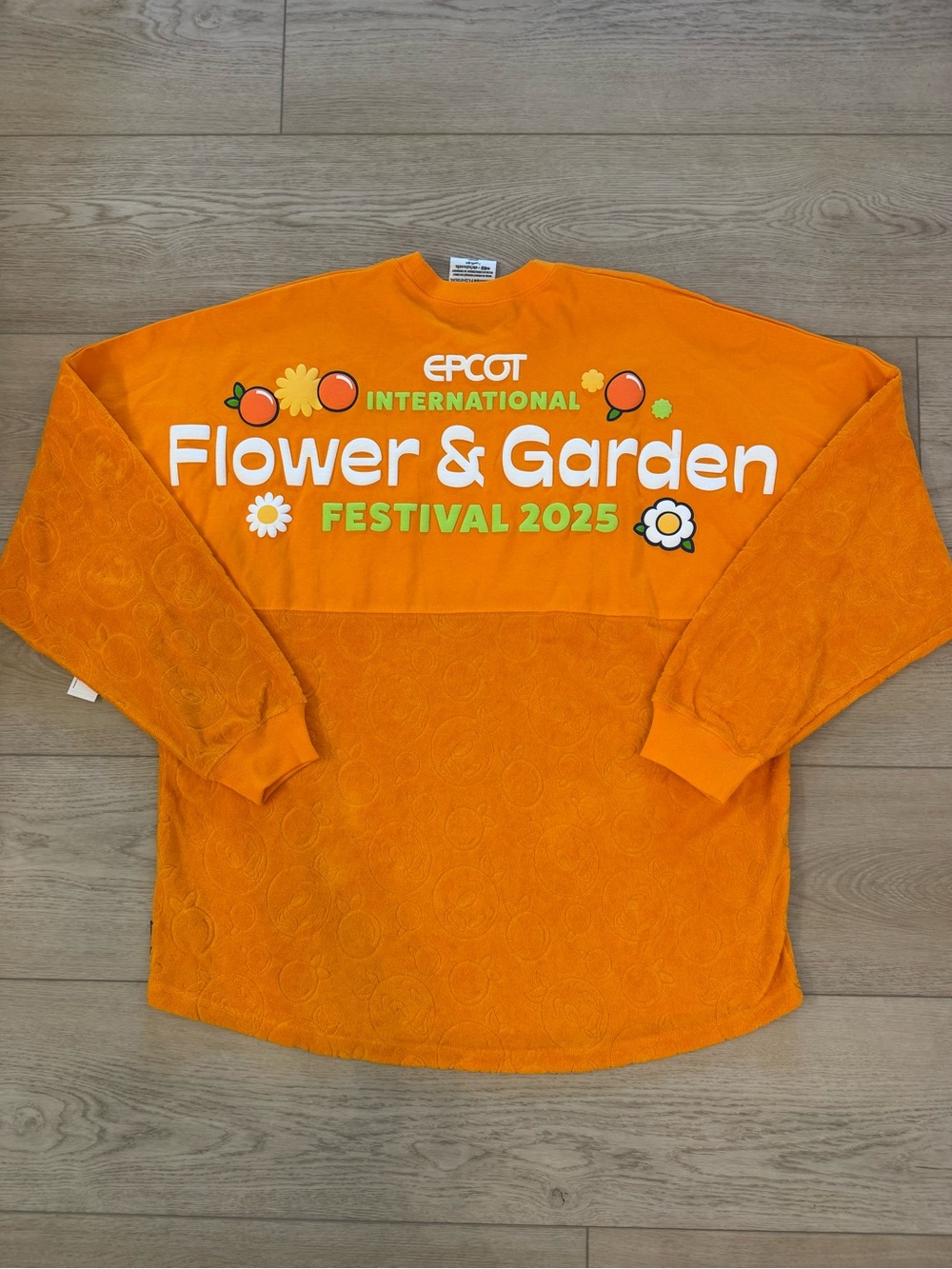Disney EPCOT Flower & Garden Festival 2025 Spirit Jersey Orange XL NWT